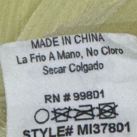 Misomiso Yellow Sheer Beaded Floral Top L 100% Silk Fairycore Romantic NWT - Picture 11 of 11